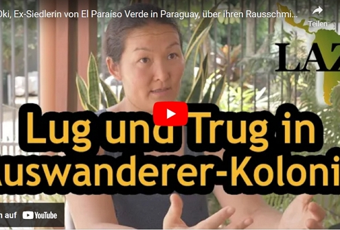 Oki, ex-settler from El Paraíso Verde in Paraguay, about her expulsion